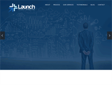Tablet Screenshot of launchproductmarketing.com